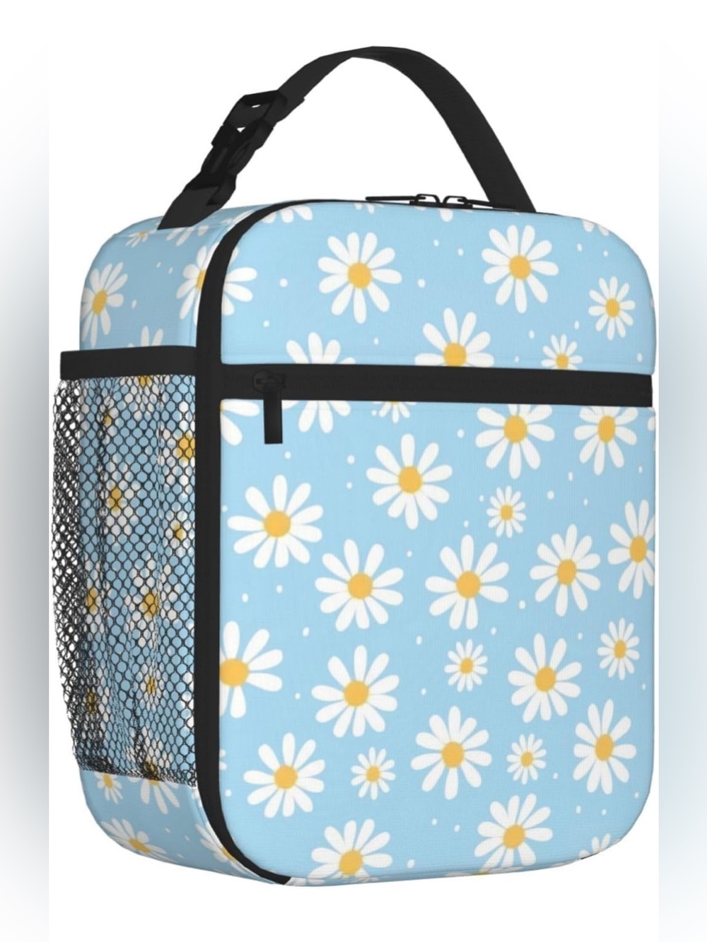 Blue Daisy Insulated Lunch Box for Kids - Picture 1 of 6